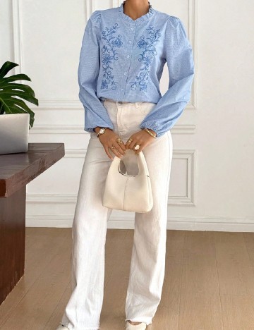 Camasa SHEIN, albastru