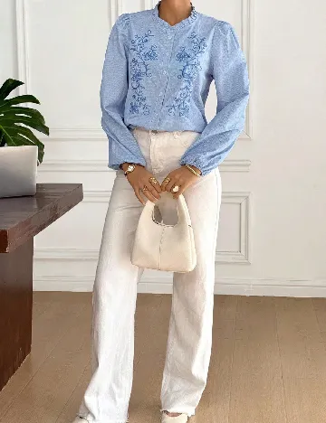 Camasa SHEIN, albastru