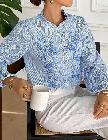 Camasa SHEIN, albastru