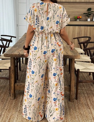 Salopeta SHEIN CURVE, floral print