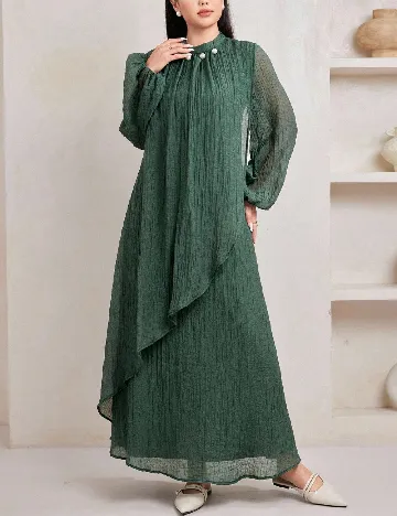 Rochie lunga SHEIN, verde