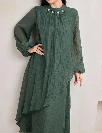 Rochie lunga SHEIN, verde