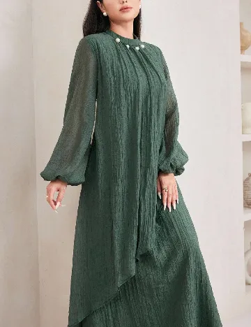 Rochie lunga SHEIN, verde