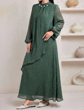 Rochie lunga SHEIN, verde