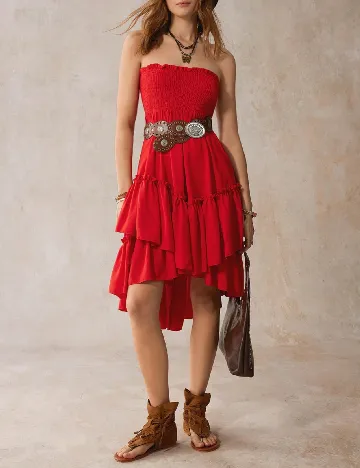 Rochie scurta SHEIN, rosu