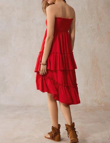 Rochie scurta SHEIN, rosu