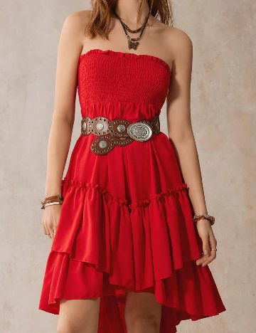 Rochie scurta SHEIN, rosu