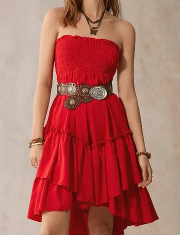 Rochie scurta SHEIN, rosu