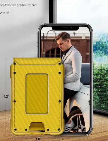 Portcard MURADIN, galben