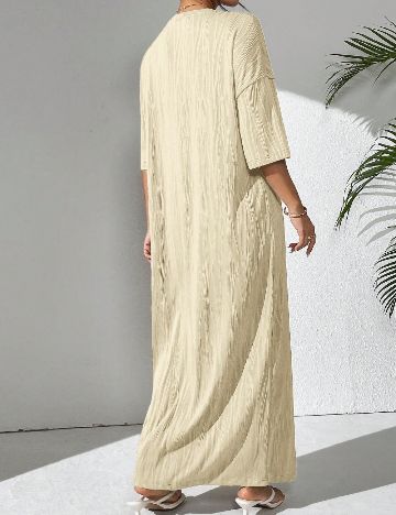 Rochie lunga SHEIN, crem