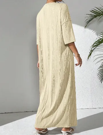 Rochie lunga SHEIN, crem