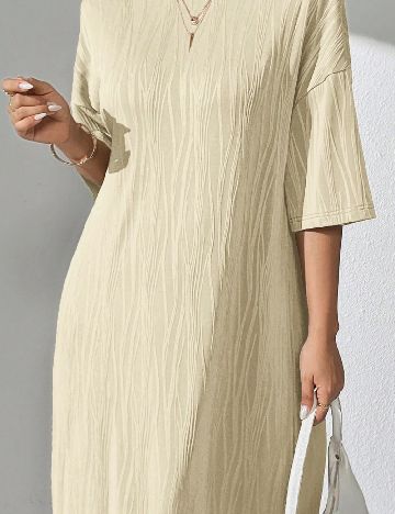 Rochie lunga SHEIN, crem