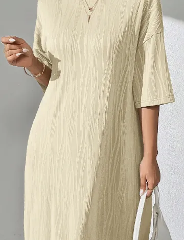 Rochie lunga SHEIN, crem