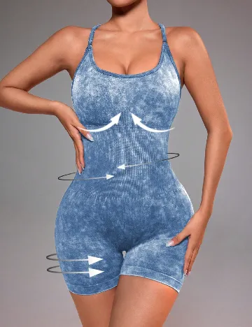 Salopeta SHEIN, albastru