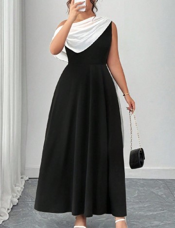 Rochie lunga SHEIN CURVE, negru