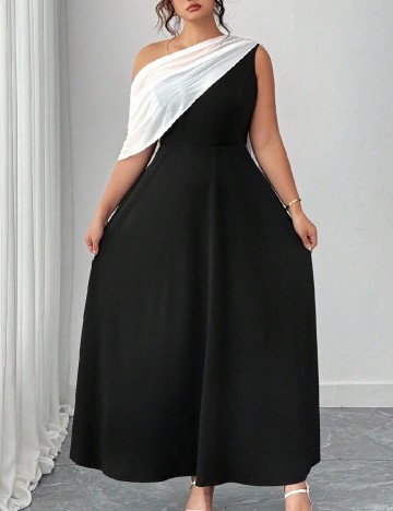 Rochie lunga SHEIN CURVE, negru