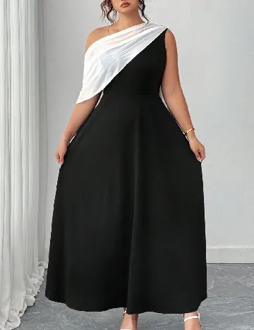 Rochie lunga SHEIN CURVE, negru