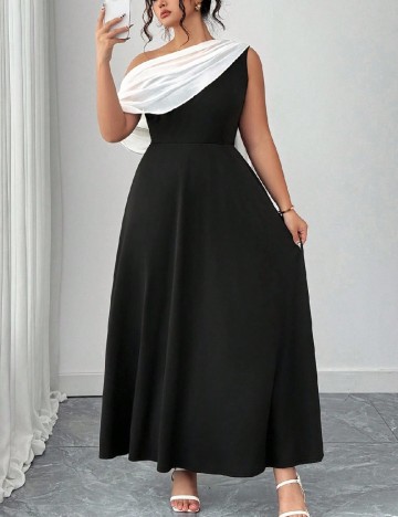 Rochie lunga SHEIN CURVE, negru