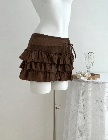 Fusta pantalon SHEIN, maro