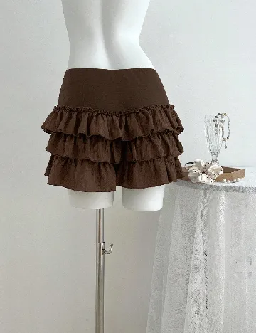 Fusta pantalon SHEIN, maro