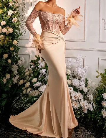 Rochie lunga SHEIN, crem