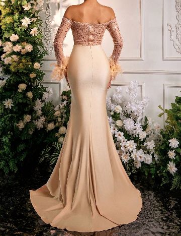 Rochie lunga SHEIN, crem