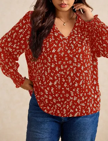 Bluza SHEIN CURVE, rosu