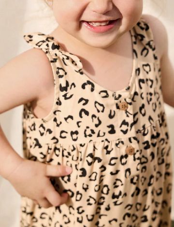 Salopeta Shein Kids, crem