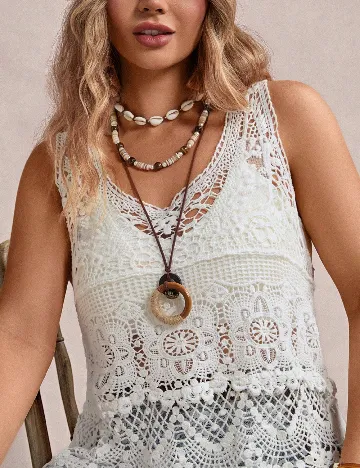 Maiou SHEIN CURVE, alb