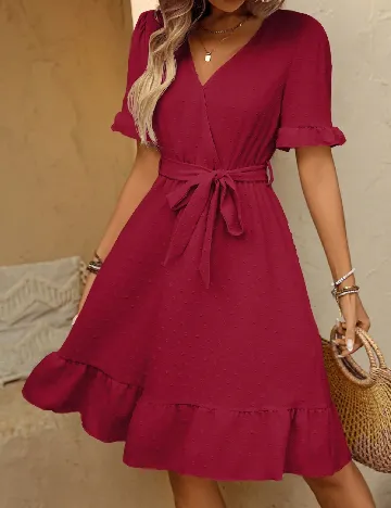 Rochie scurta SHEIN, rosu