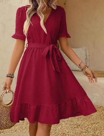 Rochie scurta SHEIN, rosu