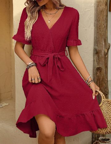 Rochie scurta SHEIN, rosu