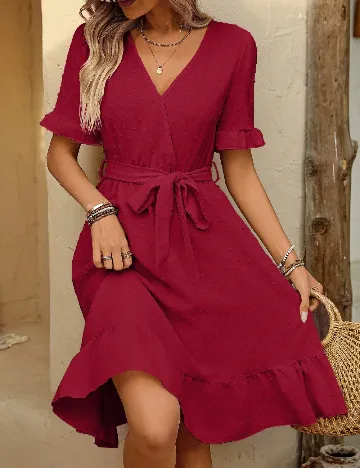 Rochie scurta SHEIN, rosu