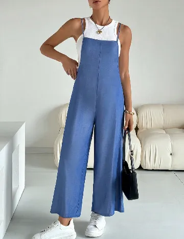 Salopeta SHEIN, albastru