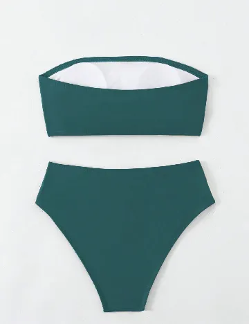 Costum de baie SHEIN, verde