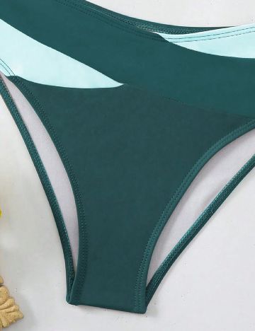 Costum de baie SHEIN, verde