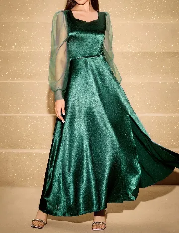 Rochie Shein Kids, verde