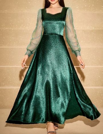 Rochie Shein Kids, verde