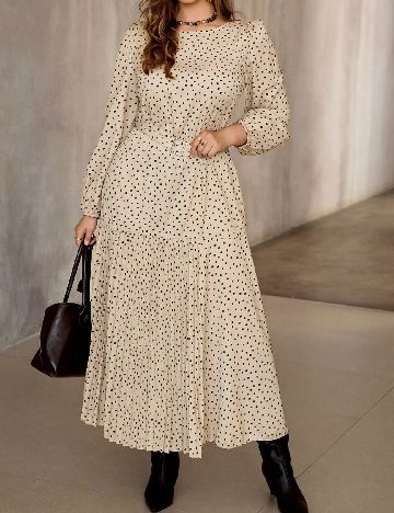 Rochie lunga SHEIN CURVE, crem