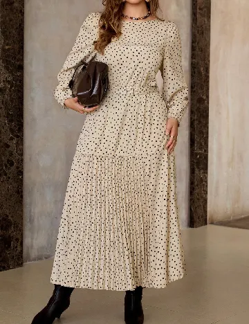 Rochie lunga SHEIN CURVE, crem