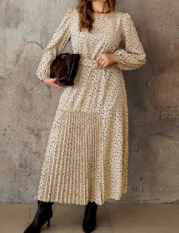 Rochie lunga SHEIN CURVE, crem