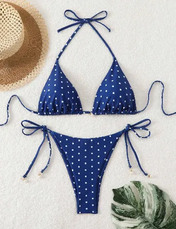 Costum de baie SHEIN, albastru