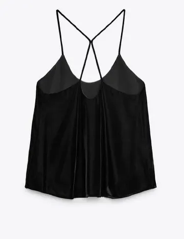 Top Zara, negru