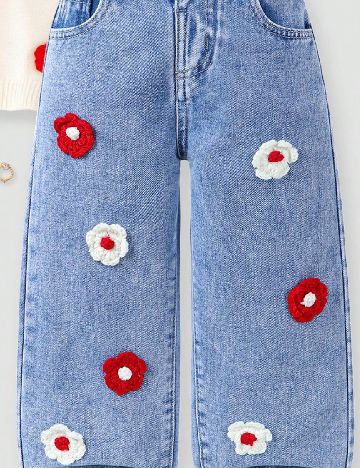 Blugi Shein Kids, albastru