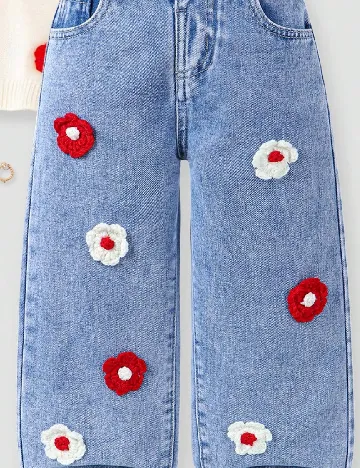 Blugi Shein Kids, albastru