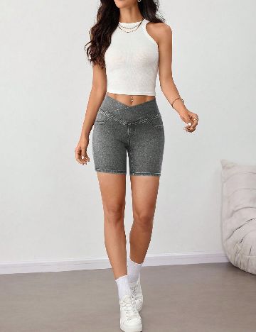 Pantaloni scurti SHEIN, gri