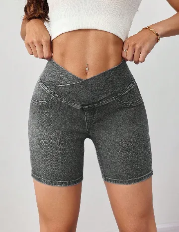 Pantaloni scurti SHEIN, gri