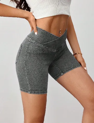 Pantaloni scurti SHEIN, gri