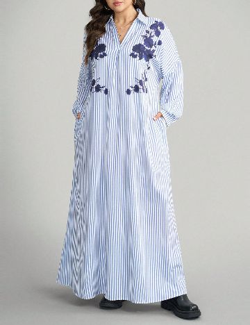 Rochie lunga SHEIN CURVE, albastru