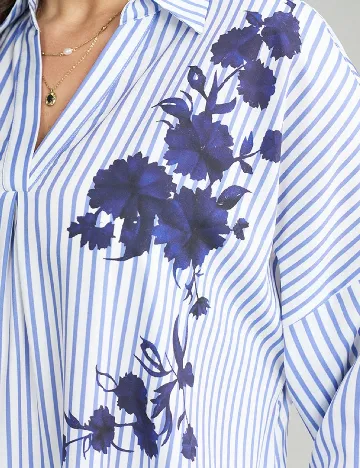 Rochie lunga SHEIN CURVE, albastru